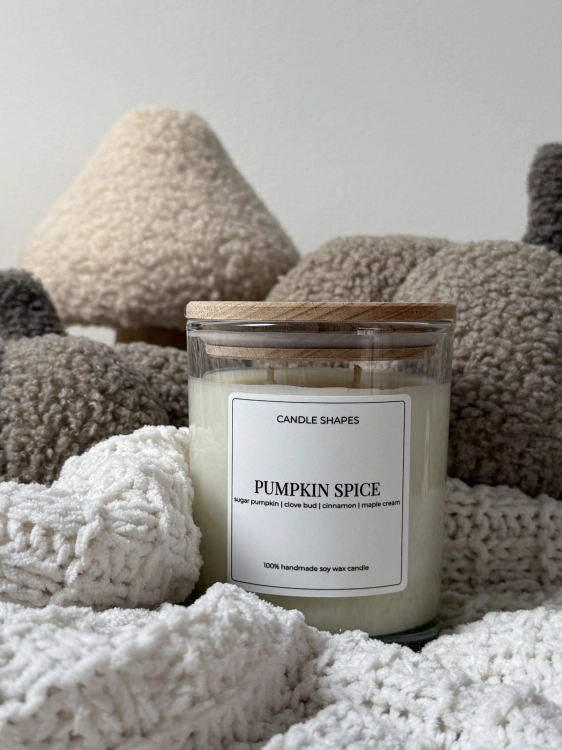 świeca sojowa pumpkin spice jesień