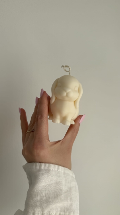 Easter Bunny Candle